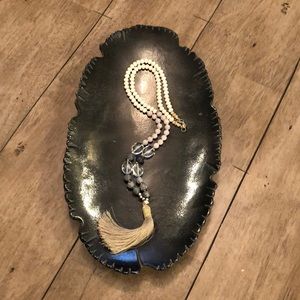 Anthropologie tassel necklace